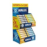 Halls - Caramelos Duros Mentolados; Original y Miel y LimÃ³n 15 Sticks, Extra Strong y...