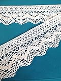 Cinta Encaje de Bolillos Pasamanería de algodón para decoración sastrería Costura DIY...