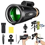 Telescopio Terrestre Monoculares de Largo Alcance Telescopio Monocular 30X60 con Soporte...