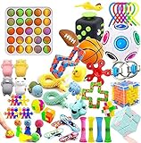 Goozy Fidget Toy Pack 54 pcs de Juguetes Sensoriales Fidgets Toys Pop It, Juguetes y...
