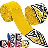 RDX Vendas Boxeo Guantes Interiores, 4,5 Metros 180 Pulgadas Elástico Correa de Muñeca...
