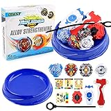 OBEST Peonzas de Batalla con Lanzador Conjunto, 4 Gyro Spinners de Turbo Burst y 2...