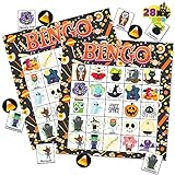 JOYIN 28 Piezas de Tarjeta de Juego de Bingo de Halloween para la Escuela, Actividades...
