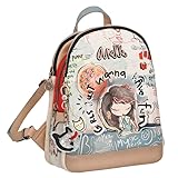 Anekke | Mochila Triple Compartimento Fun & Music | Accesorios y Complementos para Mujer |...
