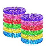 Pulseras Repelentes de Mosquitos 12 Piezas, Entligent Pulsera Antimosquitos Natural sin...90
