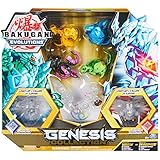 BAKUGAN Evolutions' Genesis Collection-Juego de 8 Unidades, Incluye 2 Luces de acugan con...