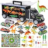 Dinosaurios Juguetes Figuras Camión Transportador de Dinosaurios incluir Huevos de...