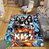 Kiss Band Carpet Alfombras para NiÃ±os Sala De Estar TÃ© Mantas De Mesa Alfombra De...