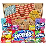 Heavenly Sweets Dulces Nerds Cesta Caramelos - Selection Americana, Rainbow Nerds, Nerds...