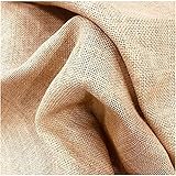 ECOSTURA® Tela de Arpillera por Metros, Saco, Yute, Manualidades, Costura, Color Natural....
