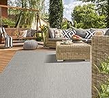 Mia's Teppiche Lara Alfombra, Polipropileno, Grey D1, 140 x 200 cm