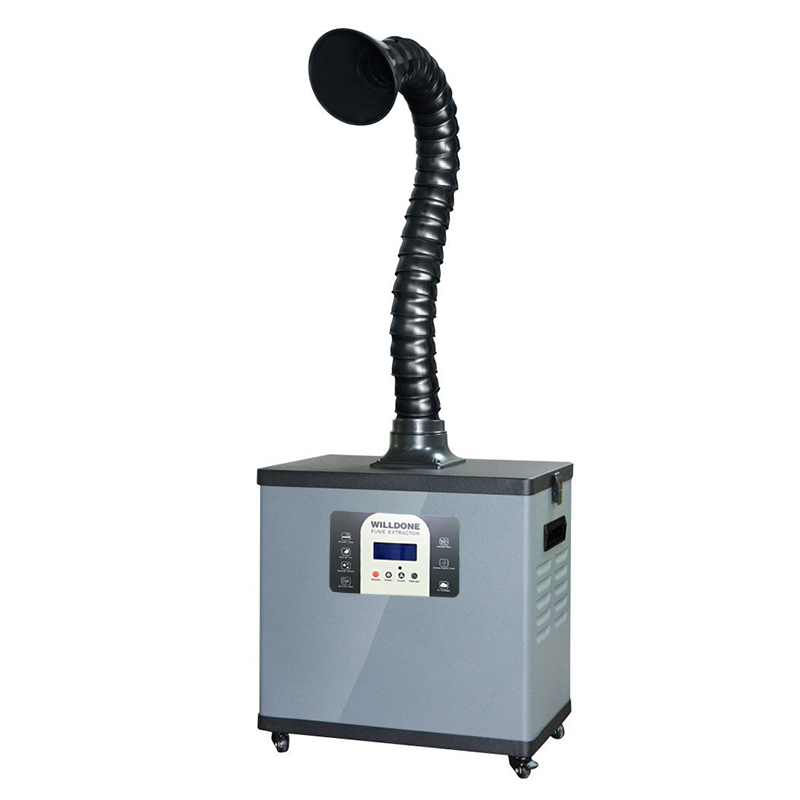 Extractor de humo portatil