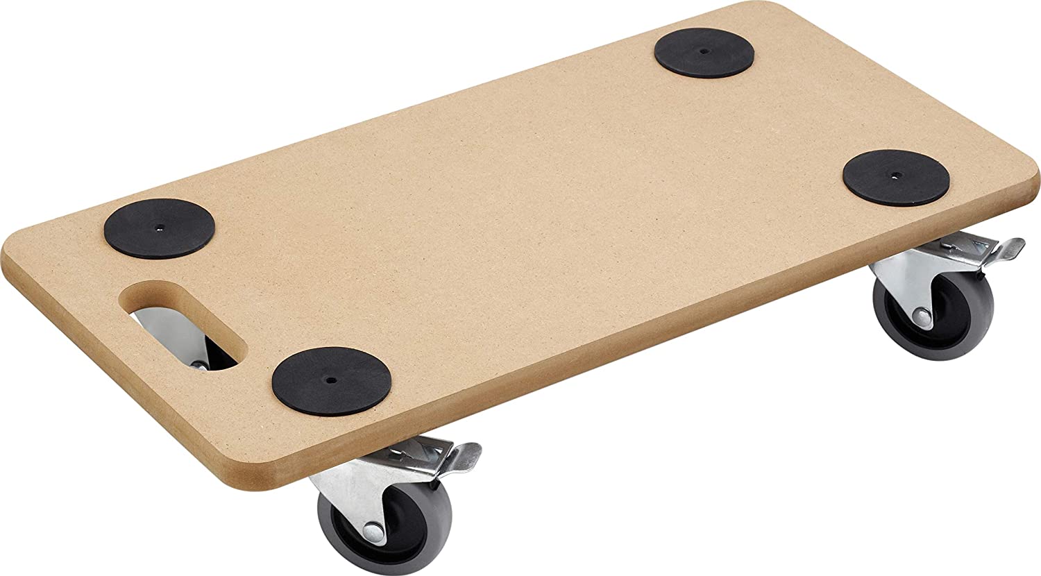 Tabla De Madera Con Cuatro Ruedas